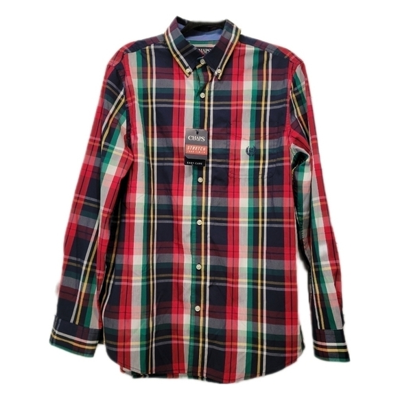 NEW! Chaps Easy Care BUTTON DOWN - Picture 1 of 8